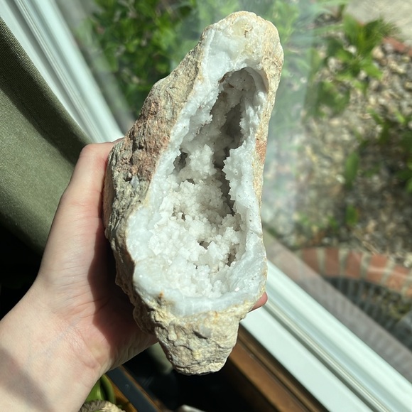 XXL Large RARE Clear Quartz Crystal Genuine Morocco Geode Decor Healing Stone